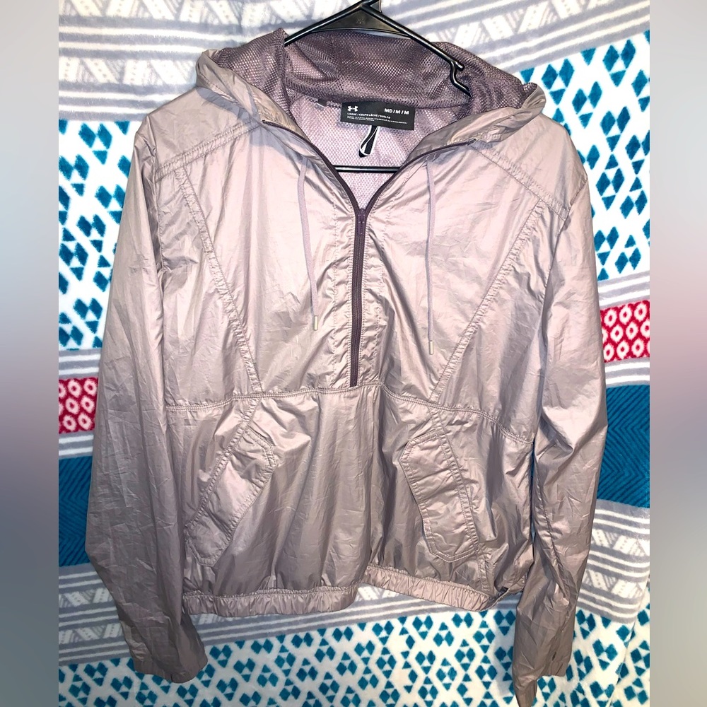 Under Armour quarter zip rain jacket
